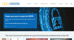 Desktop Screenshot of cipp.org.uk